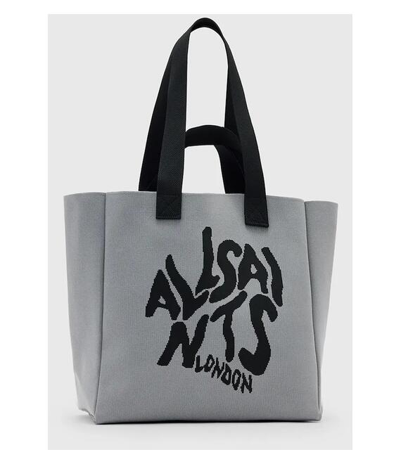 Τσάντα AllSaints IZZY χρώμα: γκρι, W311XC