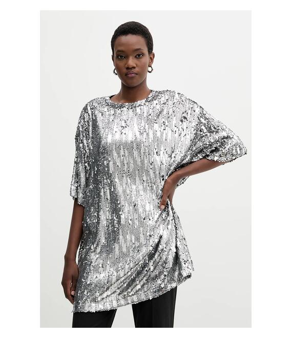 Μπλουζάκι Aniye By χρώμα: ασημί, 181468
