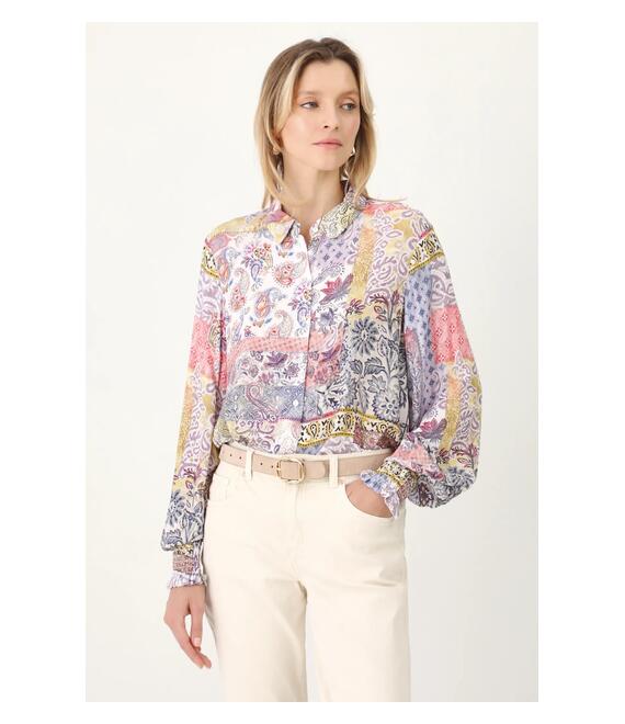 Πουκάμισο Medicine χρώμα: πολύχρωμο