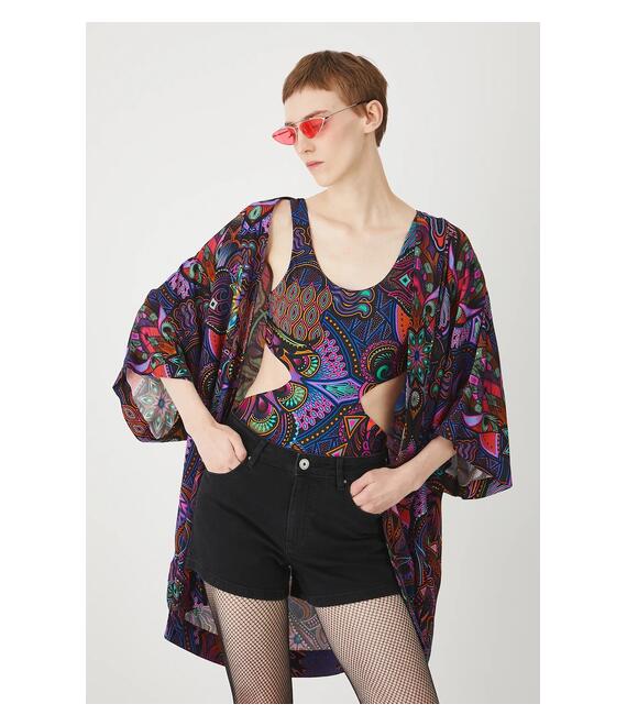 Κιμονό Medicine χρώμα: πολύχρωμο