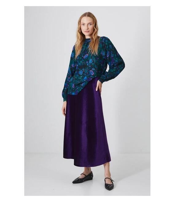 Φούστα Medicine χρώμα: μοβ