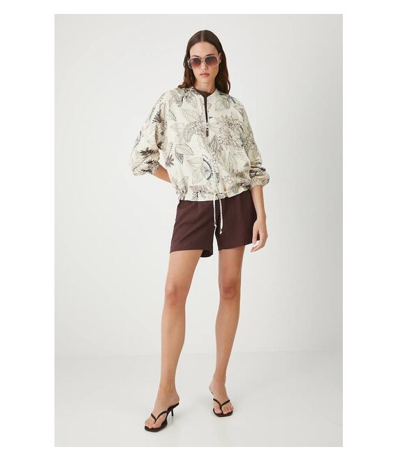 Λινό μπουφάν bomber Medicine χρώμα: πολύχρωμο