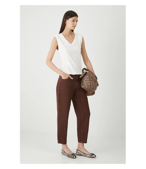 Βαμβακερό τζιν Medicine χρώμα: καφέ