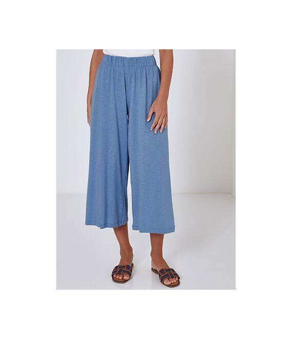 Μονόχρωμη ζιπ κιλότ SM9428.1660+4