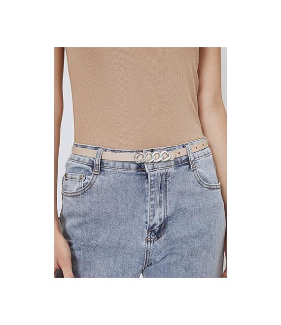 Ζώνη δερματίνης με αγκράφα κρίκους SN1018.A136+2