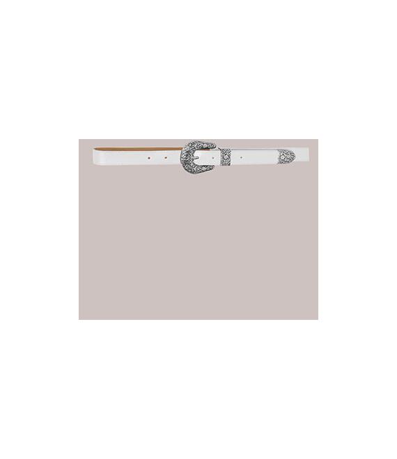 Ζώνη δερματίνης με ανάγλυφη αγκράφα SN1018.A411+2