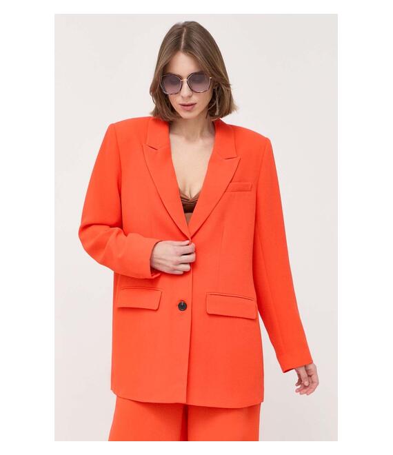 Σακάκι Notes du Nord χρώμα: πορτοκαλί