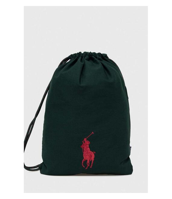 Παιδικό σακίδιο Polo Ralph Lauren χρώμα: πράσινο