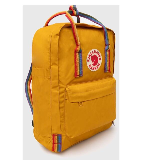Σακίδιο πλάτης Fjallraven Kanken Rainbow χρώμα: πορτοκαλί, F23620