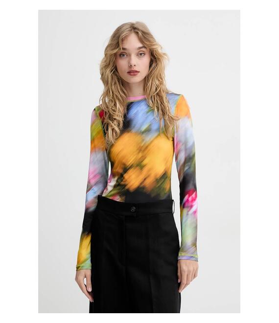 Μακρυμάνικο Stine Goya χρώμα: πολύχρωμο, SG-SS25-T007-2244