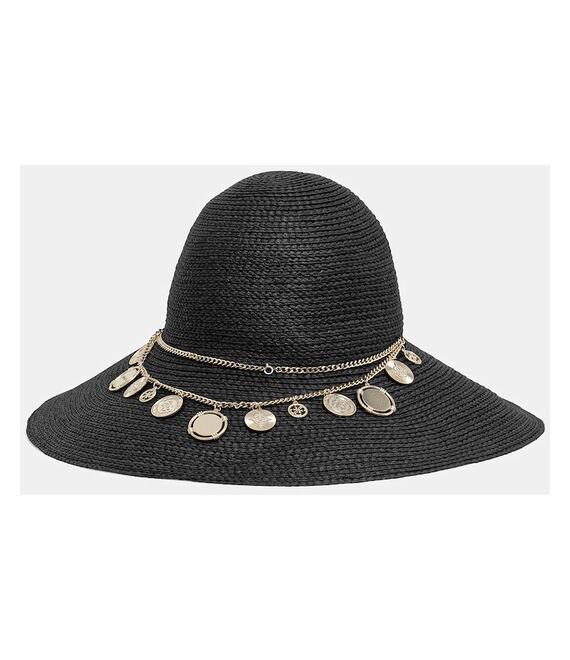 Καπέλο Guess χρώμα: μαύρο, AW5290 NYL01