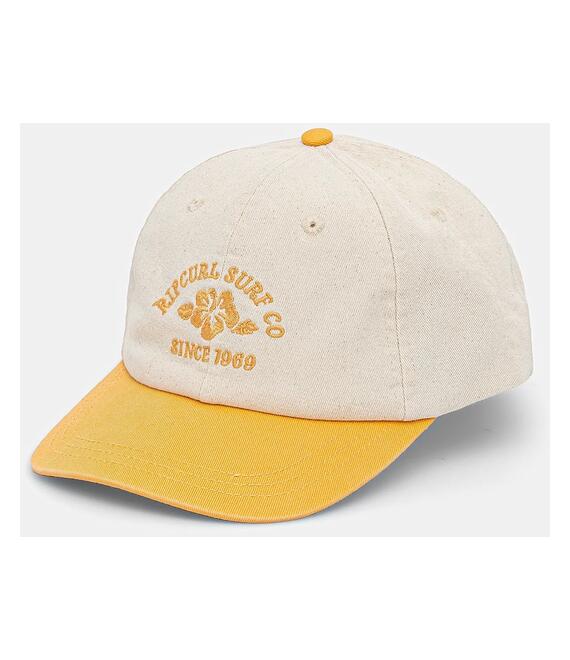 Βαμβακερό καπέλο του μπέιζμπολ Rip Curl χρώμα: πορτοκαλί, 05SWHE