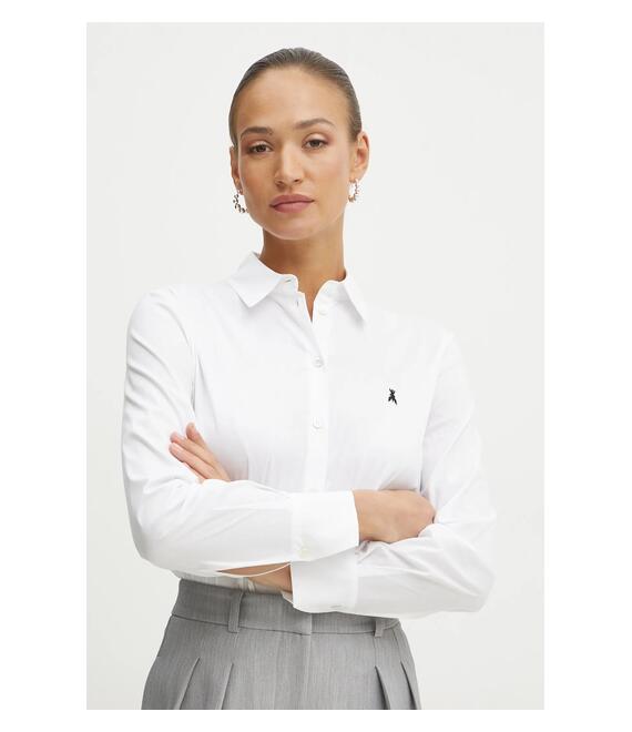 Πουκάμισο Patrizia Pepe χρώμα: άσπρο, 8C0751 A544