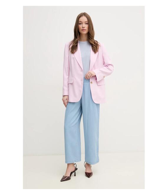 Blazer με μείγμα λινών Joop! χρώμα: μοβ, 30046414