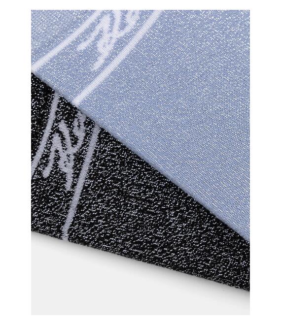 Κάλτσες Karl Lagerfeld 2-pack χρώμα: ασημί, A1W47079