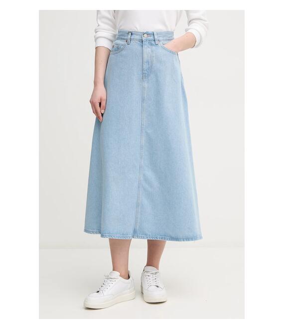 Τζιν φούστα United Colors of Benetton χρώμα: μπλε, 43C8D004K
