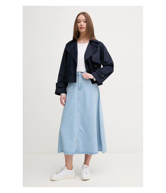 Τζιν φούστα United Colors of Benetton χρώμα: μπλε, 43C8D004K