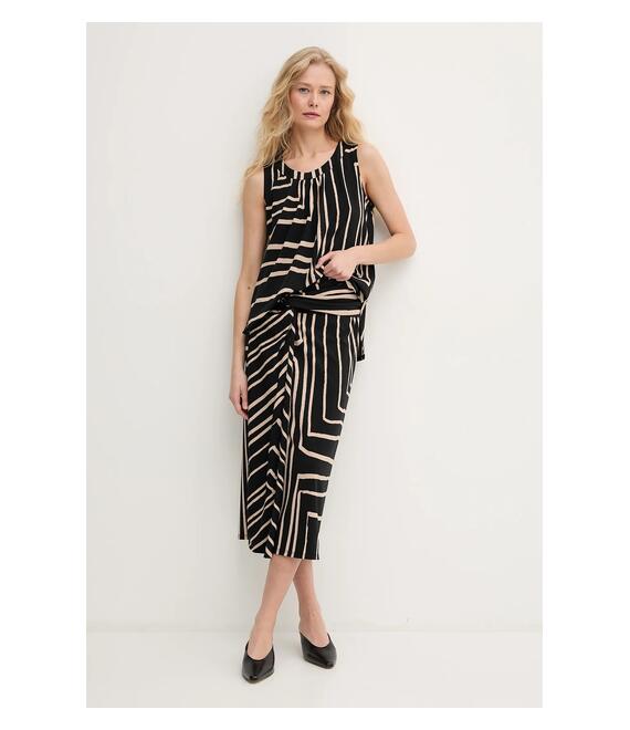 Φούστα Joseph Ribkoff χρώμα: μαύρο, 252187