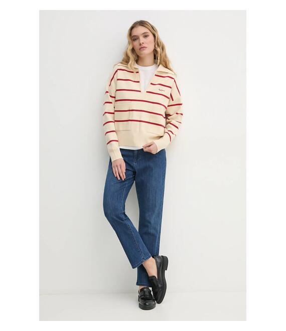 Τζιν παντελόνι Joseph Ribkoff χρώμα: ναυτικό μπλε, 251966