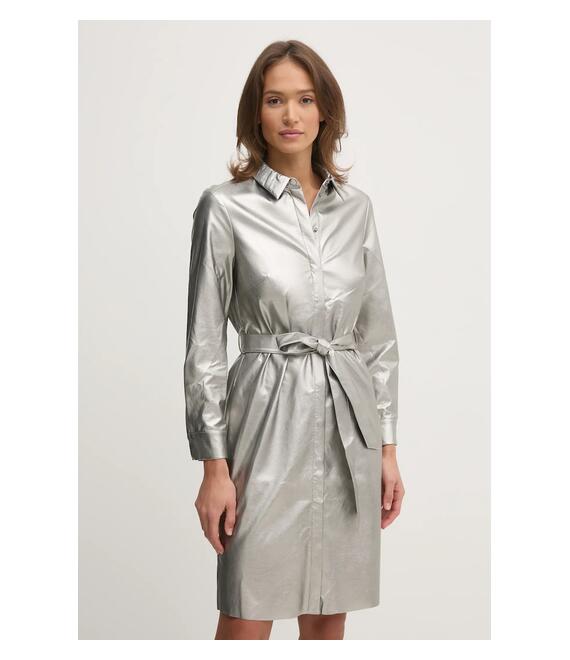 Φόρεμα OUI χρώμα: ασημί, 90946