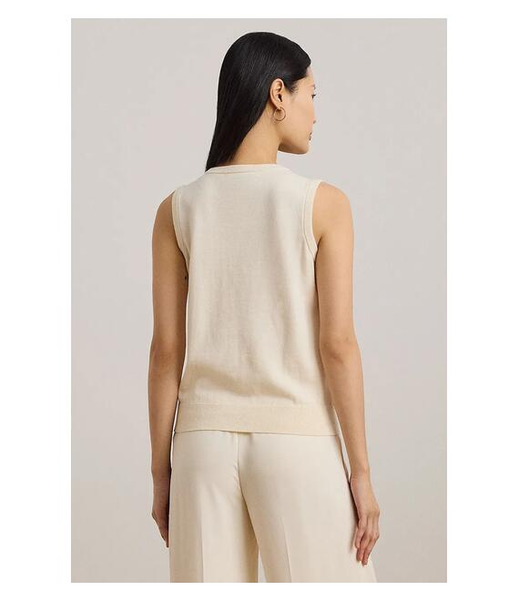 Μπλουζάκι Lauren Ralph Lauren χρώμα: μπεζ, 200963631