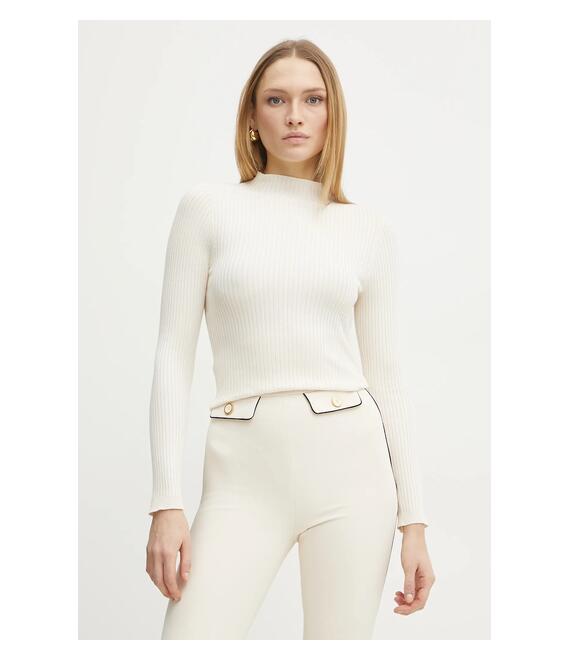 Πουλόβερ Morgan MAIKIA χρώμα: μπεζ, MAIKIA