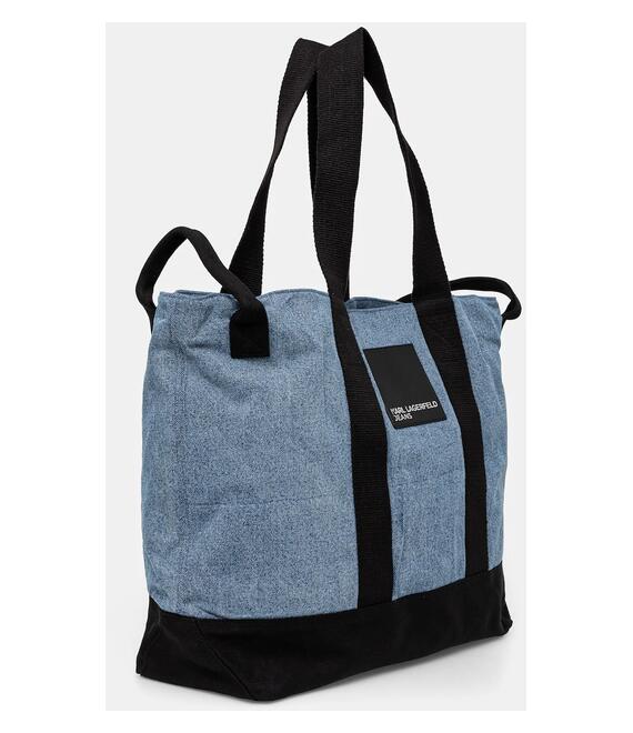 Τζιν τσάντα Karl Lagerfeld Jeans χρώμα: μπλε, A1W50054