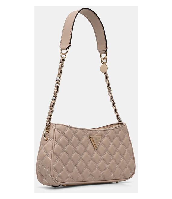 Τσάντα Guess GIULLY χρώμα: ροζ, HWQG87 48160