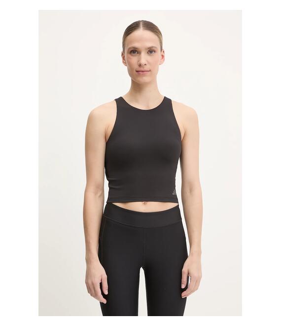 Τοπ γιόγκα adidas Performance Yoga χρώμα: μαύρο, JH1476