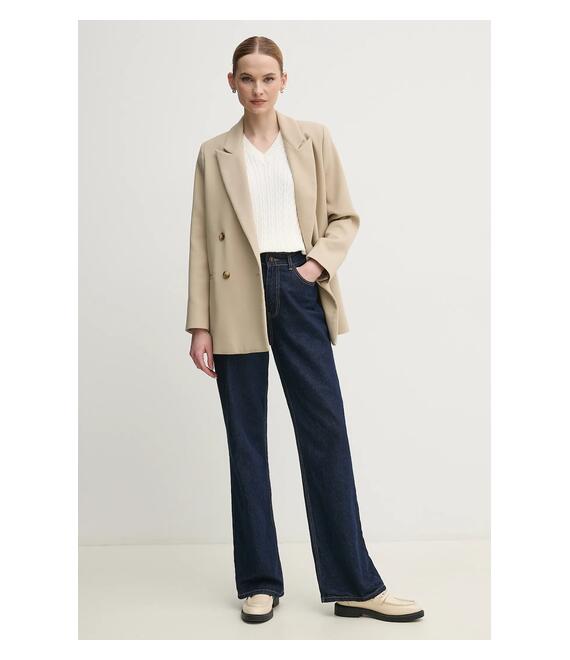 Βαμβακερό γιλέκο Barbour Hartland χρώμα: μπεζ, LKN1637WH71