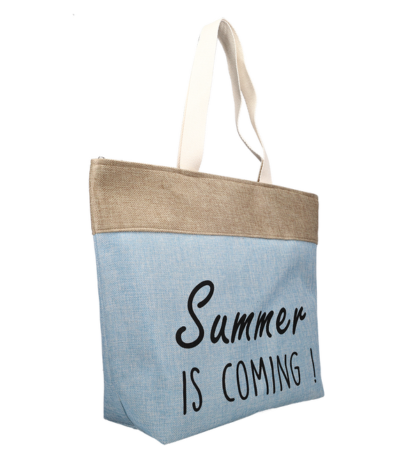 Γαλάζια τσάντα θαλάσσης