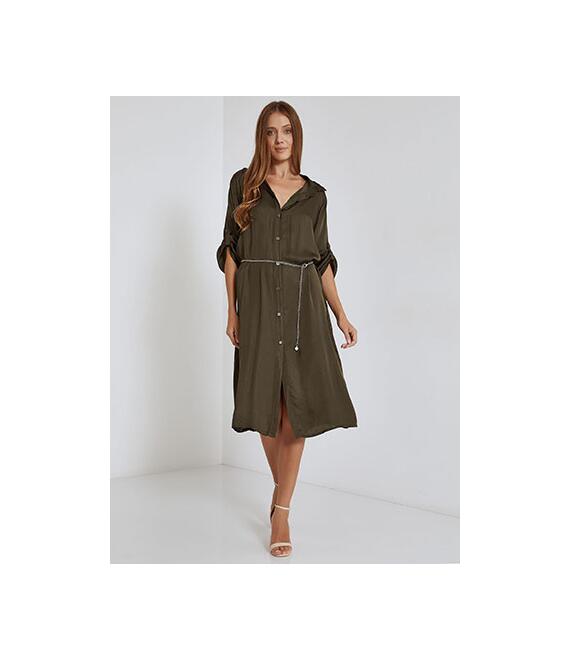 Σεμιζιέ μίντι με ανοίγματα στο πλάϊ WR7885.8098+3