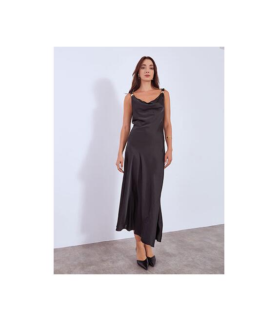 Φόρεμα μάξι σατέν WT7584.8791+1