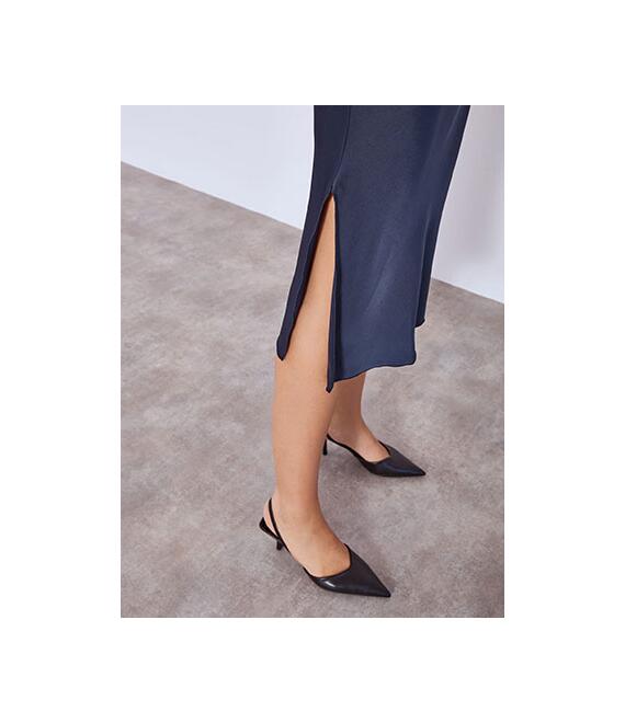 Φόρεμα μίντι με μεταλλικές λεπτομέρειες WT7584.8796+4