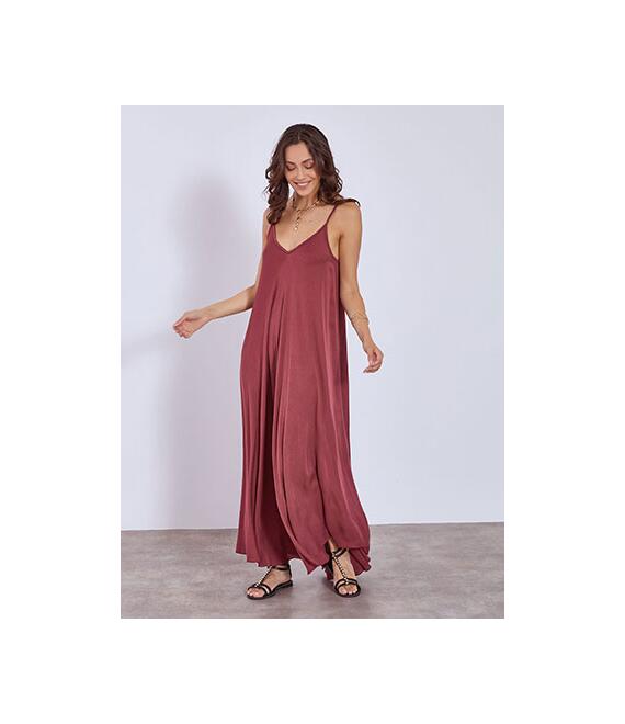 Φόρεμα μάξι απο βισκόζη WT7587.8982+3