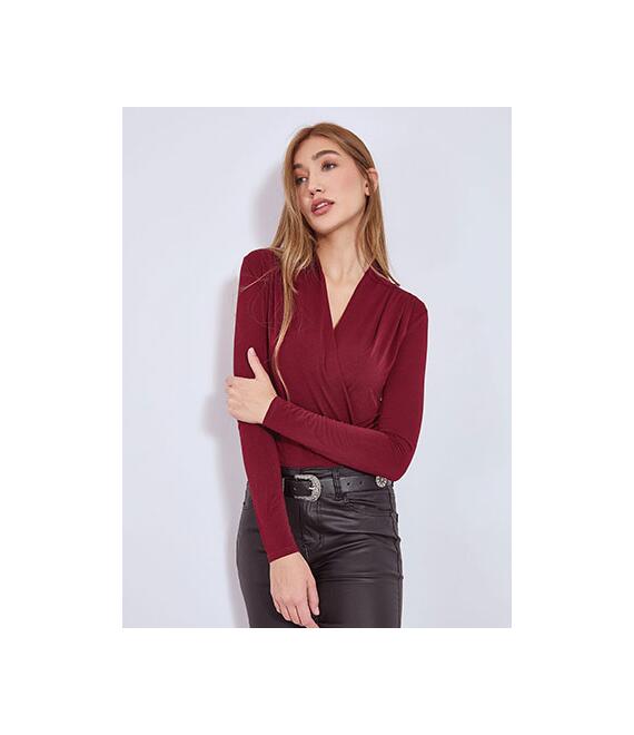 Κορμάκι κρουαζέ με πιέτες WT7834.4518+4