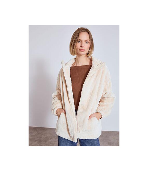 Γούνα μονόχρωμη με φερμουάρ WT9844.6666+3