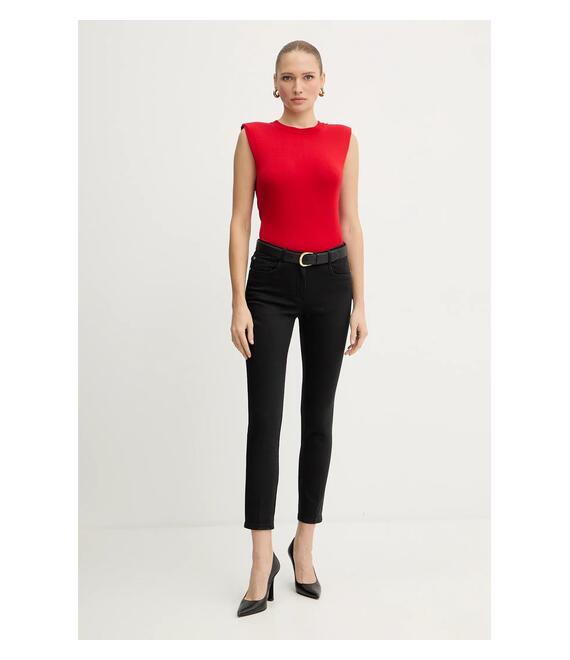 Τζιν παντελόνι Silvian Heach HYNSDON χρώμα: μαύρο, GPA25025JE