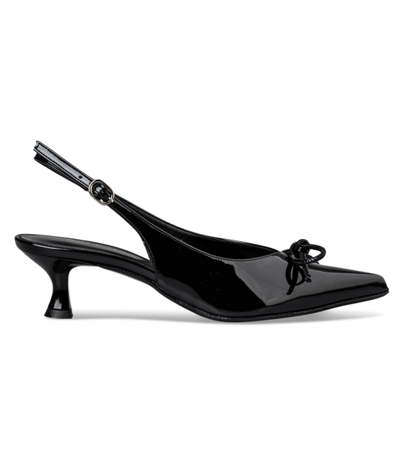 KITTEN HEEL PUMPS