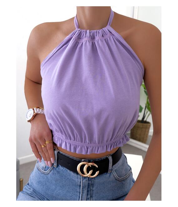 KOSTA LILAC CROP TOP