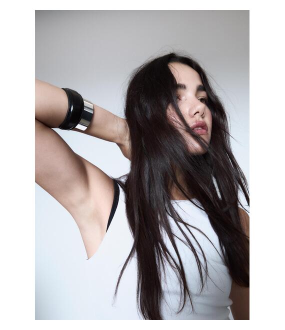 Stradivarius Σετ 2 Συνδυαστικά Βραχιόλια Γκρι Os