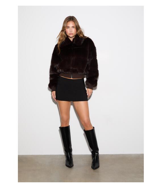 Stradivarius Φούστα-Παντελόνι Μπενγκαλίνα Μαύρο Xl