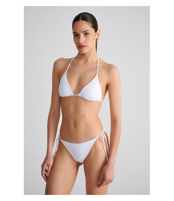 RECYCLED ΜΑΓΙΟ ΜΠΙΚΙΝΙ ΣΛΙΠ ΜΕ ΚΟΡΔΟΝΑΚΙΑ