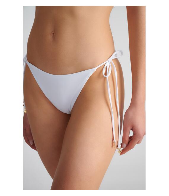 RECYCLED ΜΑΓΙΟ ΜΠΙΚΙΝΙ ΣΛΙΠ ΜΕ ΚΟΡΔΟΝΑΚΙΑ