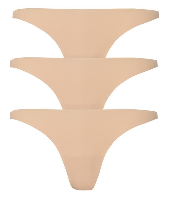 ΠΑΚΕΤΟ ΜΕ 3 SEAMLESS TΑΝΓΚΑ ΣΛΙΠ ΜΕ ΜΕΤΑΛΛΙΚΗ ΚΑΡΔΙΑ