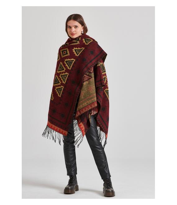 Slim fit chino παντελόνι από οικολογικό δέρμα (PU)