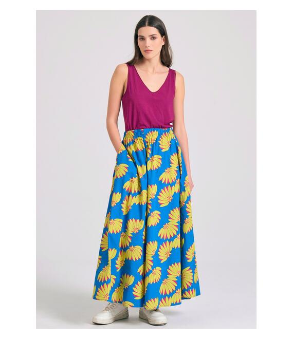 Γυναικείο tank top με raw cuts τελειώματα