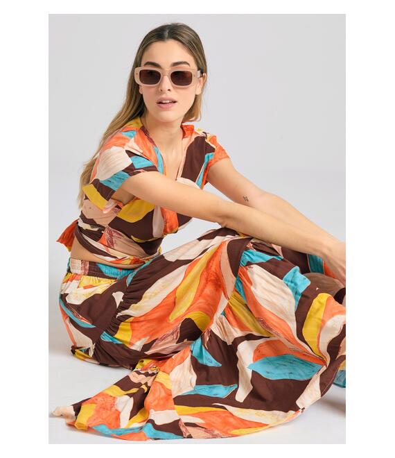 Relaxed fit εμπριμέ μάξι φούστα σε ethnic look