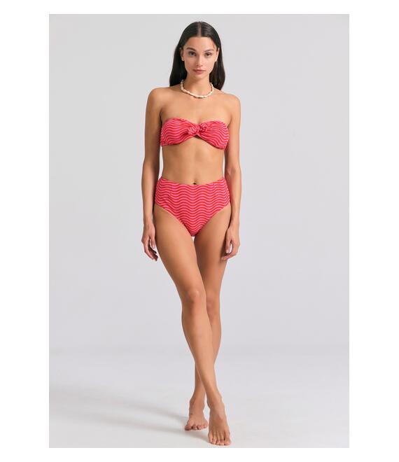 Ψηλόμεσο μπικίνι σλιπ πετσετέ