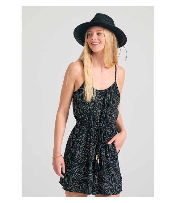 Ολόσωμη φόρμα σορτς από τεχνητό μετάξι